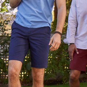 Mens 10" casual Khaki shorts